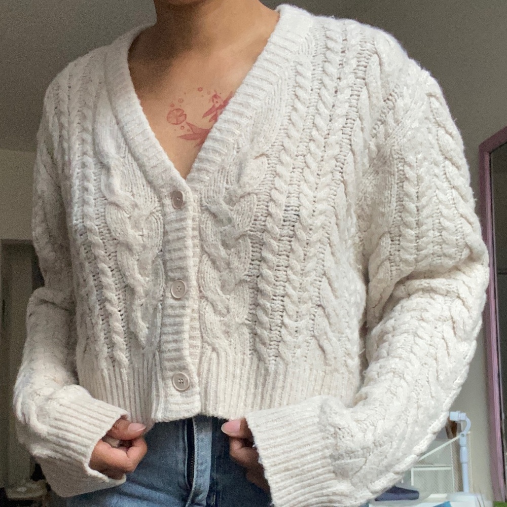 NWT Oak + Fort Knit Cardigan